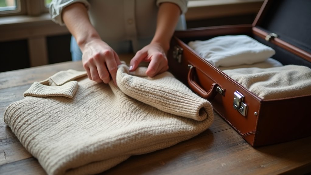 Packing Alpaca Garments for Travel - How to Fold Alpaca Sweaters Without Stretching or Creasing