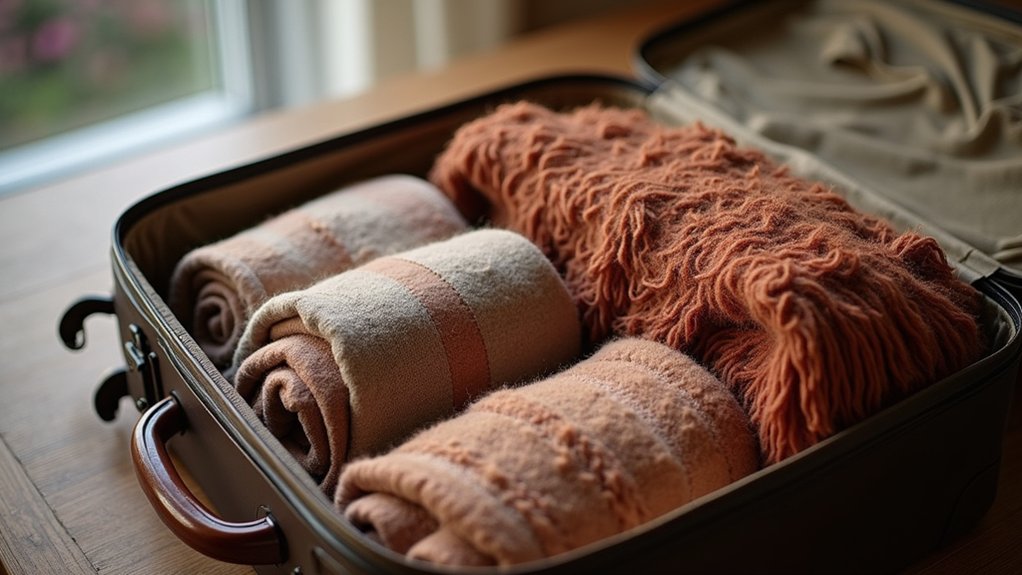 Packing Alpaca Garments for Travel - Packing Alpaca Shawls and Scarves Without Wrinkles