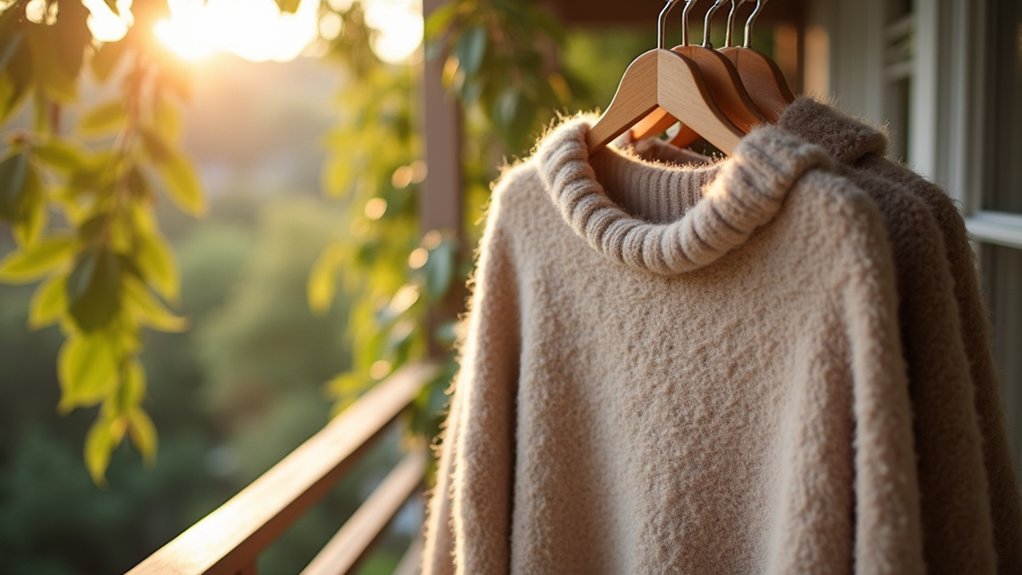 Caring for Alpaca Knitwear - Between-Wash Care: Airing and Brushing Your Alpaca